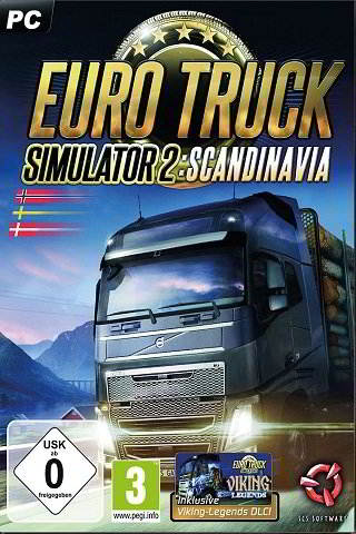 Euro Truck Simulator 2: Scandinavia (2015) PC RePack от Хаттаб + 44 DLS